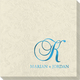 Elegant Initial Carte Embossed Napkins Image 2 of 3